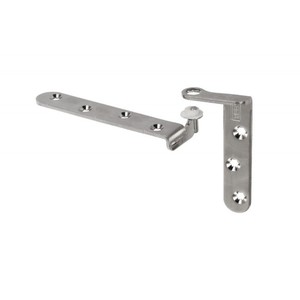 บานพับประตูหมุน AGB, นิกเกิล, D/ขวา, G/ซ้าย (ใบสูงสุดถึง25กก.) (E100050206) - Product Image 1