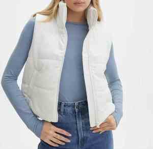 Custom Lightweight <b>Waistcoat</b> Warm Bubble Pack able Sleeveless Jacket Plus Size Winter Woman Duck Down Puffer Vest <b>for</b> <b>Men's</b> - Product Image 1