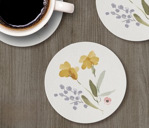 High Quality Floral Design Free Stone <b>Coasters</b> Tea <b>Drink</b> <b>Coasters</b> For Home Office Restaurant Use in Bulk Rate - Product Image 2