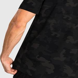 เสื้อยืดคอกลมแขนสั้นระบายอากาศเร็วสำหรับผู้ชายผ้าคอตตอนขนาดพลัสไซส์ผ้าคอตตอนสำหรับใส่เล่นกีฬายิมและชุดลำลอง - Product Image 4