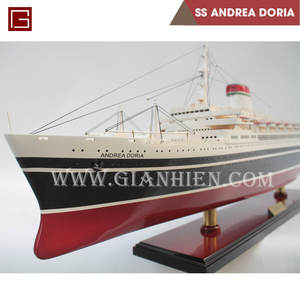 Gia Nhien Fabricant Conception personnalisée SS ANDREA DORIA Bateau de croisière MODÈLE DE BATEAU EN BOIS MODÈLE DE BATEAU EN bois DE HAUTE QUALITÉ - Product Image 3