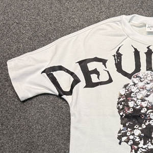 Meilleure qualité de vente chaude strass t-shirt & ensemble court disponible en usine bas prix strass t-shirt & ensemble court à vendre - Product Image 4