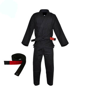 100% algodón BJJ GI niños artes marciales Grappling Jiu-jitsu Karate entrenamiento Kimono Judo Taekwondo uniforme traje - Product Image 5