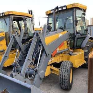 Mini-chargeuse-pelleteuse jaune 65 kW avec moteur Cummins 630A, excavatrice sur roues diesel 1 tonne, puissance de creusement élevée pour la construction - Product Image 4