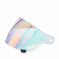 Visière de casque de moto teintée en iridium, lentille de remplacement pour Bell Bullitt