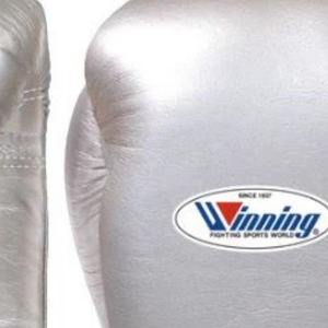 Guantes de Boxeo Profesionales de Cuero Plateado con Velcro en la Muñeca, Guantes de Entrenamiento y Sparring para Hombres y Mujeres - Product Image 6