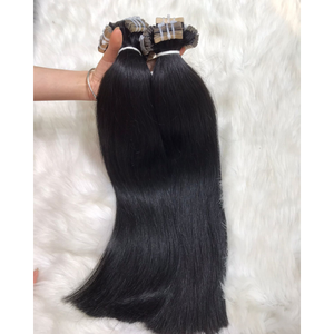 Rallonges de cheveux de qualité Vip avec bande vente en gros Cheveux humains naturels pour femmes noires de cheveux humains vietnamiens - Product Image 1