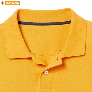 เสื้อโปโลปักลายแบบฟิตปกติของผู้ชายผ้าฝ้าย100เปอร์เซ็นต์ผ้าถักแบบลำลองและกึ่งเป็นทางการมีสินค้าให้เลือก - Product Image 2