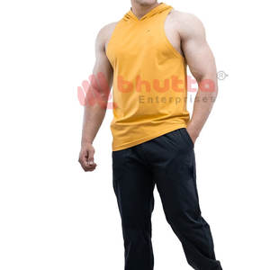 Top venta Fitness Wear nueva moda sudaderas con capucha sin mangas para hombres Fitness al aire libre sin mangas gimnasio sudaderas con capucha para hombres - Product Image 5