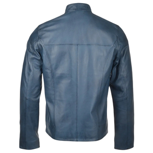 Veste en cuir à manches longues Vêtements réguliers Veste en cuir pour hommes Veste en cuir élégante à vendre à bas prix - Product Image 2