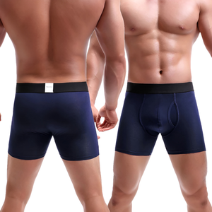 ชุดชั้นในบ็อกเซอร์ผ้ายืดน้ำหนักเบาสำหรับผู้ชายมีผ้าสัมผัสนุ่มและสายรัดเอวยางยืดทนทานเพื่อความสบายสูงสุดสำหรับเสื้อผ้า - Product Image 1