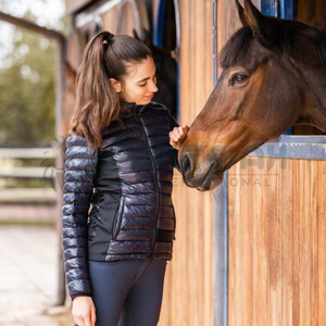 Chaqueta ligera ecuestre profesional hecha a mano con paneles transpirables, diseño delgado de ajuste ergonómico y comodidad duradera a la venta - Product Image 4