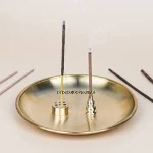 White Powder Coated Unique Fancy Designer Metal <b>Incense</b> Bakhoor <b>Burner</b> With Gold Plated Stand Home Fragrance Accessories Supply - Product Image 6