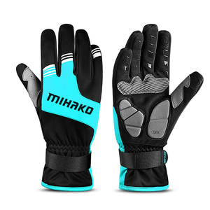 Gants de course de meilleure qualité, main longue avec sangle de fermeture, logo imprimé en tissu, écran tactile absorbant les chocs, compatibles avec le sport - Product Image 4