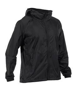 Plain Men Waterproof <b>Windbreaker</b> Softshell Hooded Nylon Jacket Casual Outerwear - Product Image 1