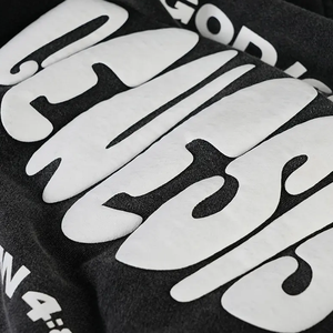 เสื้อฮู้ดผู้ชายแนวสตรีทเสื้อมีฮู้ดพิมพ์ลายพัฟเฮฟวี่เวทสำหรับฤดูหนาว - Product Image 4