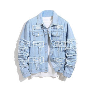 Veste en jean denim pour femmes ODM Service, vêtements décontractés pour femmes, veste d'automne, manteau boutonné en denim, veste en jean surdimensionnée pour femmes - Product Image 2