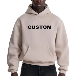 Sudadera con Capucha para Hombre de Invierno, 600 g/m², Gruesa, con Estampado Personalizado, Hombros Caídos, Lisa - Product Image 1