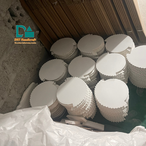 Plato Base Decorativo de MDF con Nácar Hecho a Mano, con Tamaño y Forma Personalizables para Decoración de Mesa de Bodas y Hoteles - Product Image 3