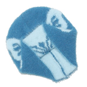 Bonnet de ski chaud d'hiver en mohair tricoté avec un design jacquard papillon Logo personnalisé Bonnet coloré pour hommes femmes Vente en gros - Product Image 4