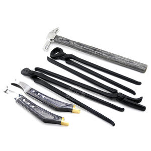 Outil de coupe de sabots vétérinaire en acier inoxydable, marteau à clous, pince à extraire les clous, pince à sertir, pince à sertir robuste, vente chaude - Product Image 1