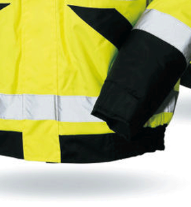 High Visibility <b>Safety</b> Jacket <b>Reflective</b> Workwear Waterproof Windproof Construction Outdoor Winter Coat - Product Image 6