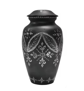 Urnes de crémation de haute qualité pour cendres en métal adulte, urnes funéraires commémoratives en laiton - Product Image 4