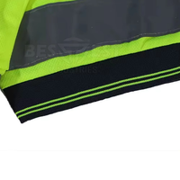 Polo de secado rápido de poliéster transpirable de uniforme de trabajo reflectante de alta luz para trabajadores