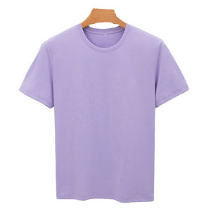 Camiseta de hombre 100% algodón ropa de calle de lujo Camiseta de cuello redondo en blanco de gran tamaño para hombres y mujeres fábrica al por mayor impresión personalizada - Product Image 2