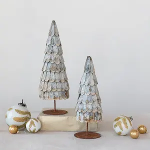 Bougeoir de sapin de Noël en métal personnalisé en gros - Product Image 4