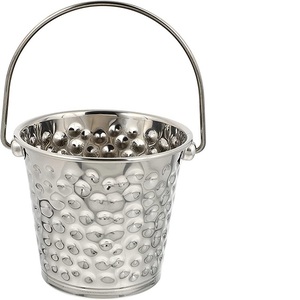 Seau à glaçons en métal en acier inoxydable pour la cuisine domestique seau de stockage de glace bouteille d'eau seau à glace réfrigéré pour boissons non alcoolisées - Product Image 2