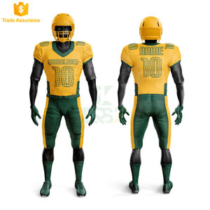 Uniforme de Fútbol Americano 100% Poliéster Transpirable Estampado Sublimado Profesional Unisex Adulto Marca JERSIZ Personalizable - Product Image 1