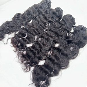 ผมดิบลอนธรรมชาติแบบคู่ไม่ผ่านกระบวนการ8 ''-34'' จากโรงงาน - Product Image 2
