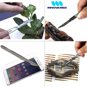 Juego de Instrumentos Quirúrgicos de Acero Inoxidable de Alta Calidad con Logotipo Personalizado INNOVAMED, Hoja de Cuchillo Quirúrgico, Fuente Manual, Estándar de Seguridad - Product Image 6