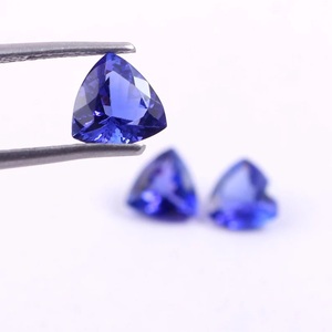 Fine Qualité Tanzanite Gemme Naturel Bleu Trillion Cut Lâche 6mm Facettes D Bloc Tz Pierres En Gros Bijoux Prix - Product Image 4