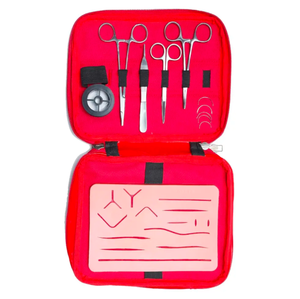 Modelo avanzado Manual Fuente de alimentación Kit completo de práctica de sutura Base para estudiantes de medicina Instrumentos quirúrgicos Entrenamiento de silicona - Product Image 1