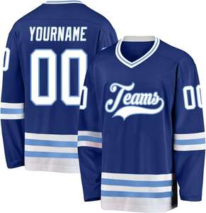 Wholesale Custom Unisex Ice <b>Hockey</b> Uniform Sets New Design Sublimation Jerseys Logo OEM Sportswear 100% Polyester Quick Dry - Product Image 4