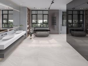 Carreau de porcelaine mat émaillé gris clair de haute qualité moderne 600x600mm nouvelle Collection revêtement de sol pierre Look direct du Vietnam - Product Image 2