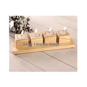 Display Stand Wooden <b>Candle</b> Soap Display Stand Wood Exhibition <b>Tea</b> <b>Light</b> <b>Candle</b> Stand Unique Display Stand for Wedding Parties - Product Image 1