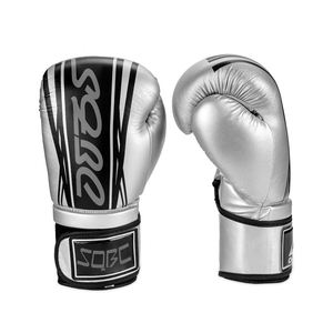 2024 professionnel 12OZ 14OZ entraînement de boxe conception personnalisée gants de boxe en cuir imperméables et gants Muay Thai - Product Image 2