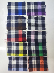 Tissu jacquard en tweed tissé à carreaux, texture brossée, poids moyen, pour vêtements décontractés, vestes, manteaux, pantalons et uniformes pour filles et garçons, échantillonnage - Product Image 1