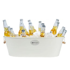 Amazing Design Ice <b>Bucket</b> With Handle Iron Galvanized Tabletop Bar Ware and Party Wine Cooler <b>Champagne</b> Ice <b>Bucket</b> - Product Image 6