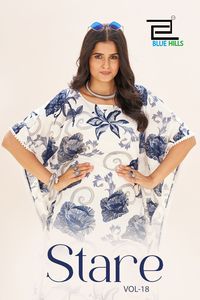 Ropa informal y de oficina para mujer, nuevo vestido occidental de estilo caftán, Tela con estampado Digital de rayón puro para un aspecto elegante de verano - Product Image 3