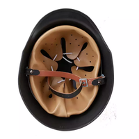 Casque allemand M40 de la Seconde Guerre mondiale de qualité supérieure, découpé à l'emporte-pièce, style antique rétro, finition noire brillante, vente en gros