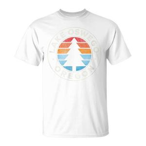 Lake Oswego Oregon Vintage Retro <b>70s</b> T-<b>Shirt</b> Graphic Design Unisex Adult Size - Product Image 2