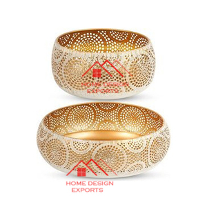 Panier métallique en fer plaqué or pour fruits et légumes Décoration de table décorative Meilleure vente Décoration intérieure - Product Image 5