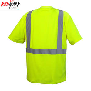 2023 Premium alta calidad logotipo personalizado impresión mejor diseño hombres seguridad desgaste venta al por mayor seguridad camiseta - Product Image 2