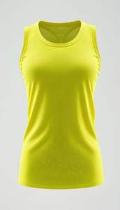 Camiseta sin mangas de tendencia para mujer Camiseta sin mangas de punto para entrenamiento deportivo y ropa deportiva de yoga - Product Image 5