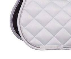 Almohadilla de Silla de Montar de Tela Satén de Lujo con Doble Cordón, Fabricante Personalizado al por Mayor para Equipos Ecuestres de Primera Calidad - Product Image 2