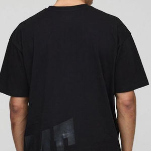 เสื้อยืดผ้าฝ้ายพิมพ์ลายโอเวอร์ไซส์สำหรับผู้ชายชุดสตรีท2ชิ้นระบายอากาศได้ดีน้ำหนักมากใส่สบายฤดูร้อน - Product Image 3